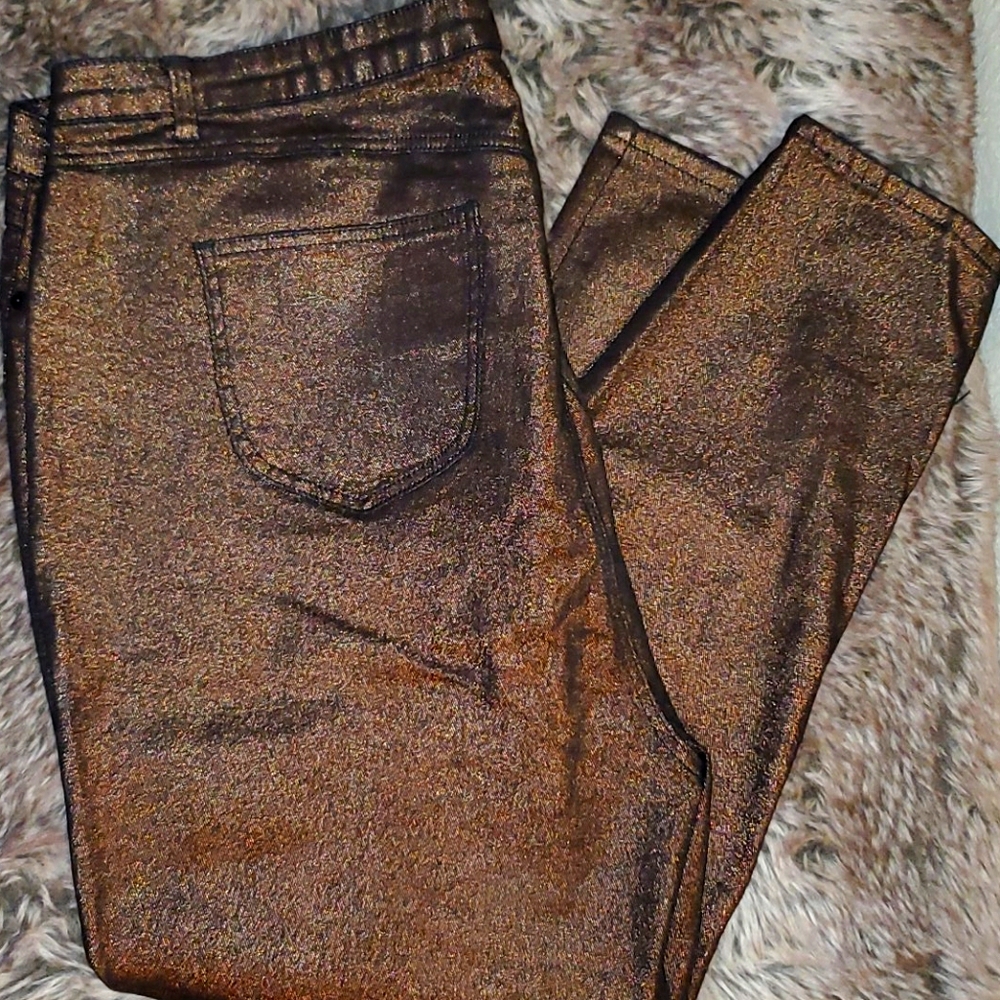 Metallic Pants